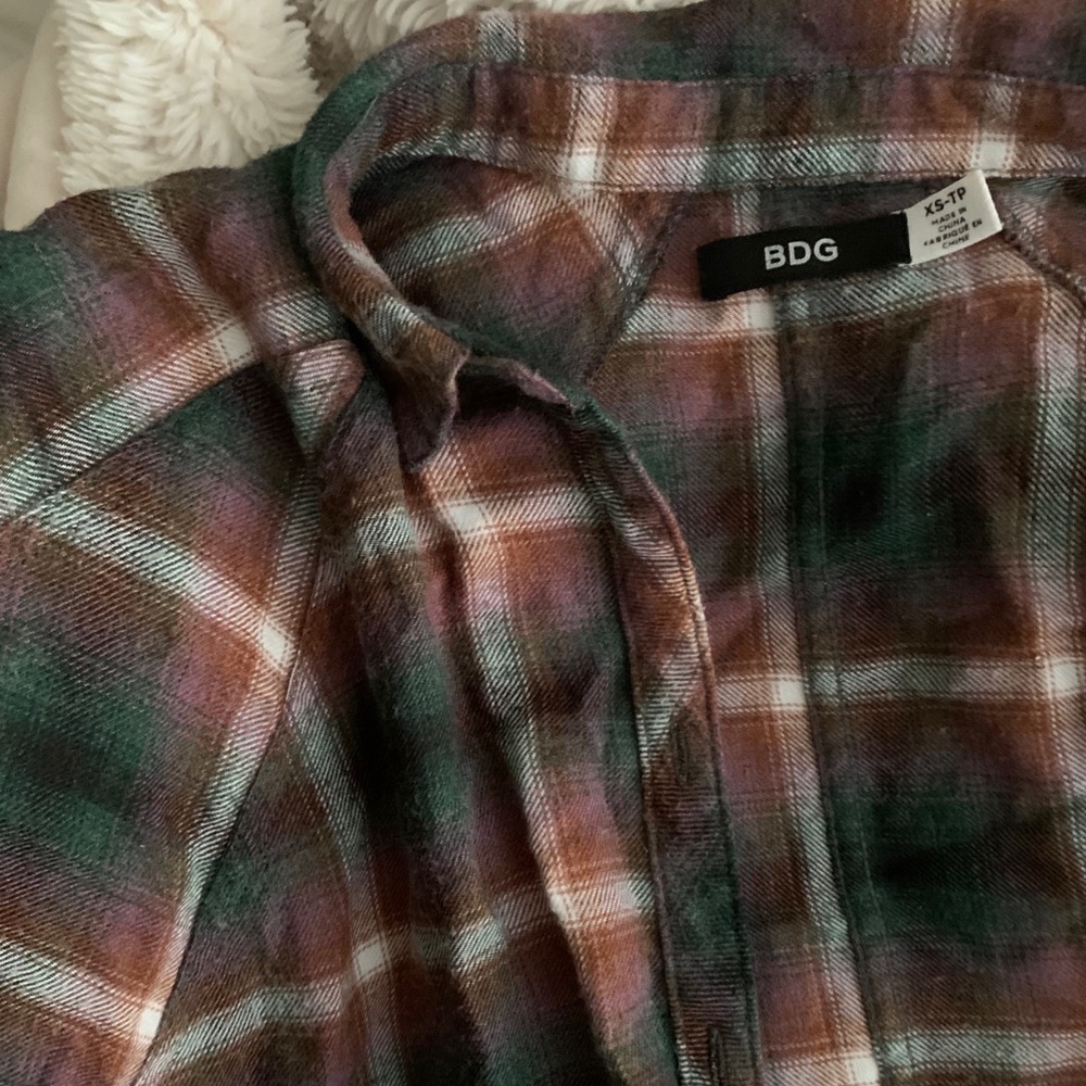 urban outfitters bdg plaid oversized button down!
